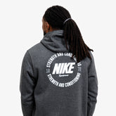 NIKE S&C HOODIE UNISEX CHARCOAL/WHITE